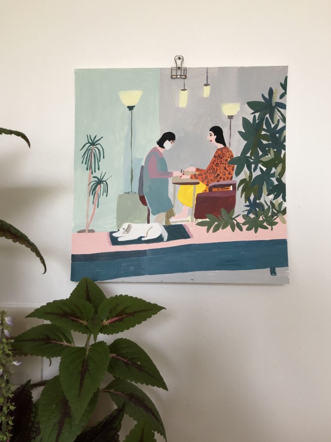 Nail salon