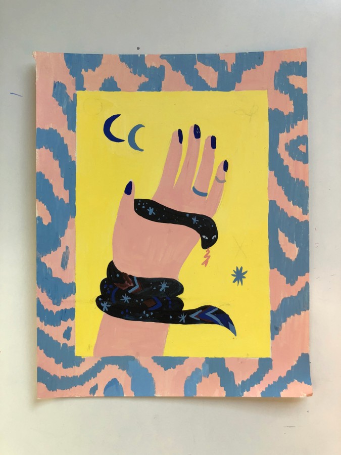 snake hand
