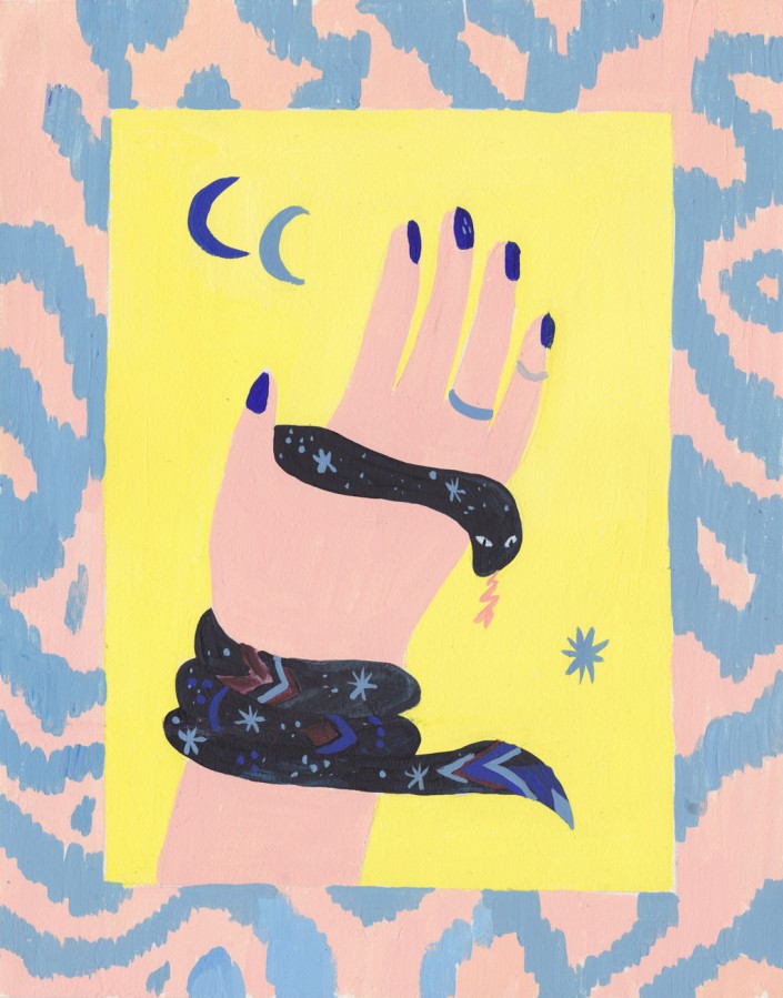 snake hand