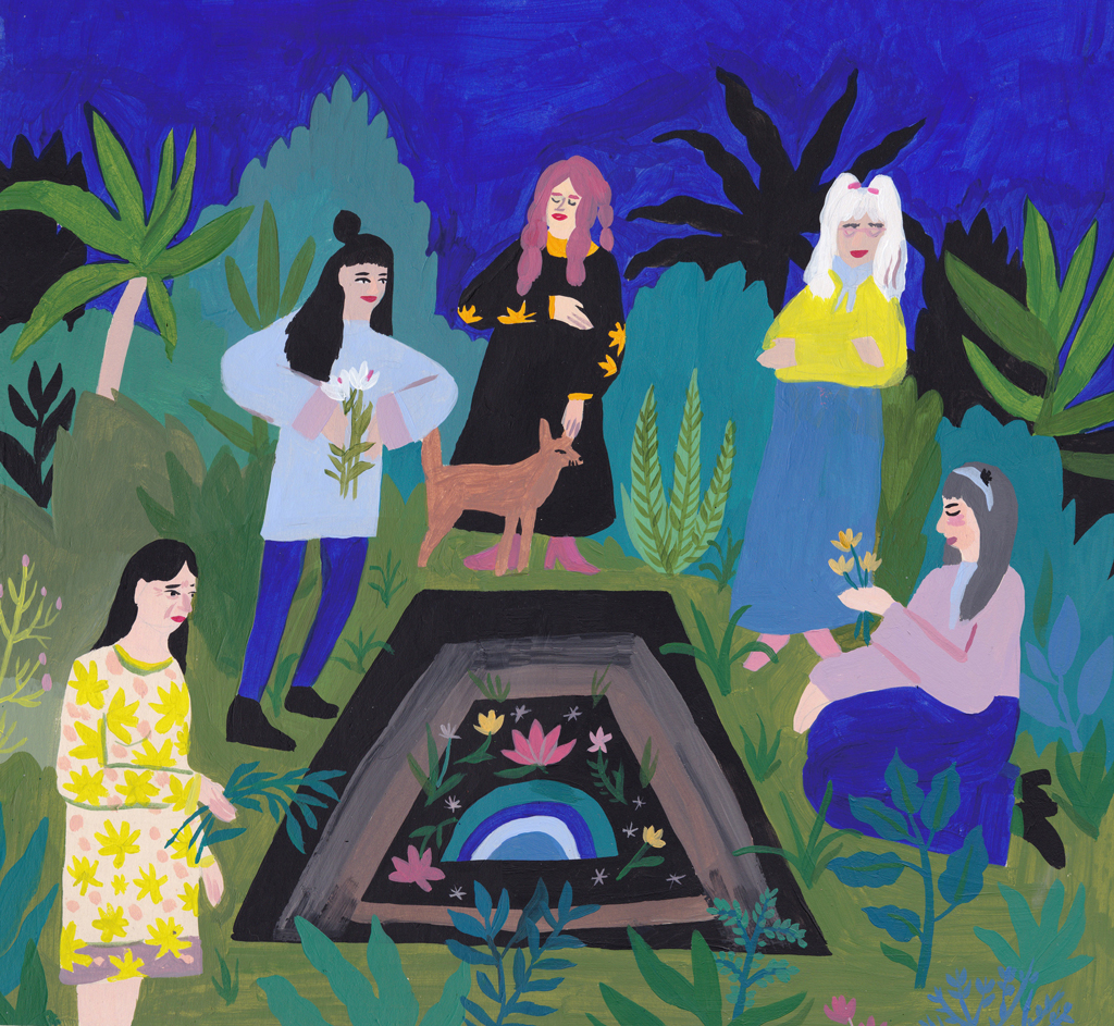 žolėtojos - herbalist women