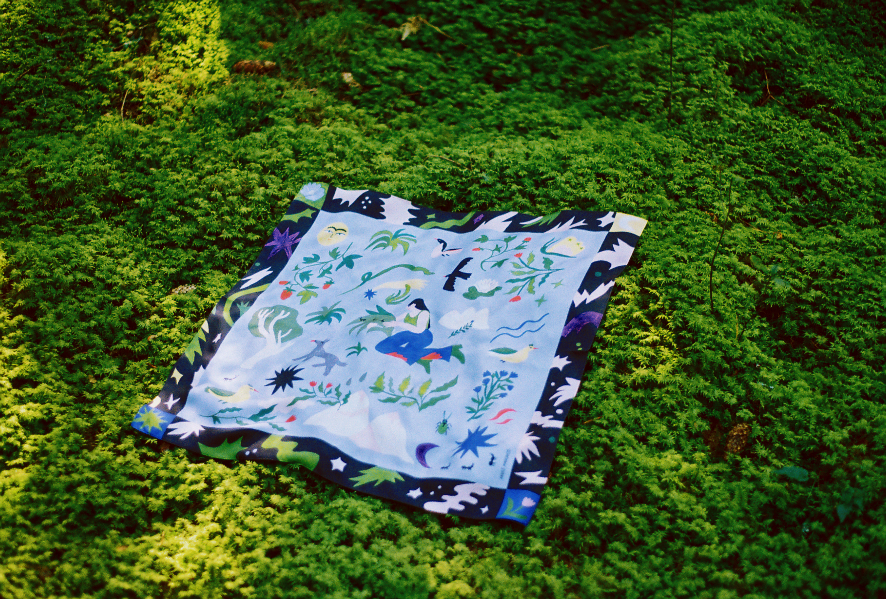Silk scarf Lucky Charms