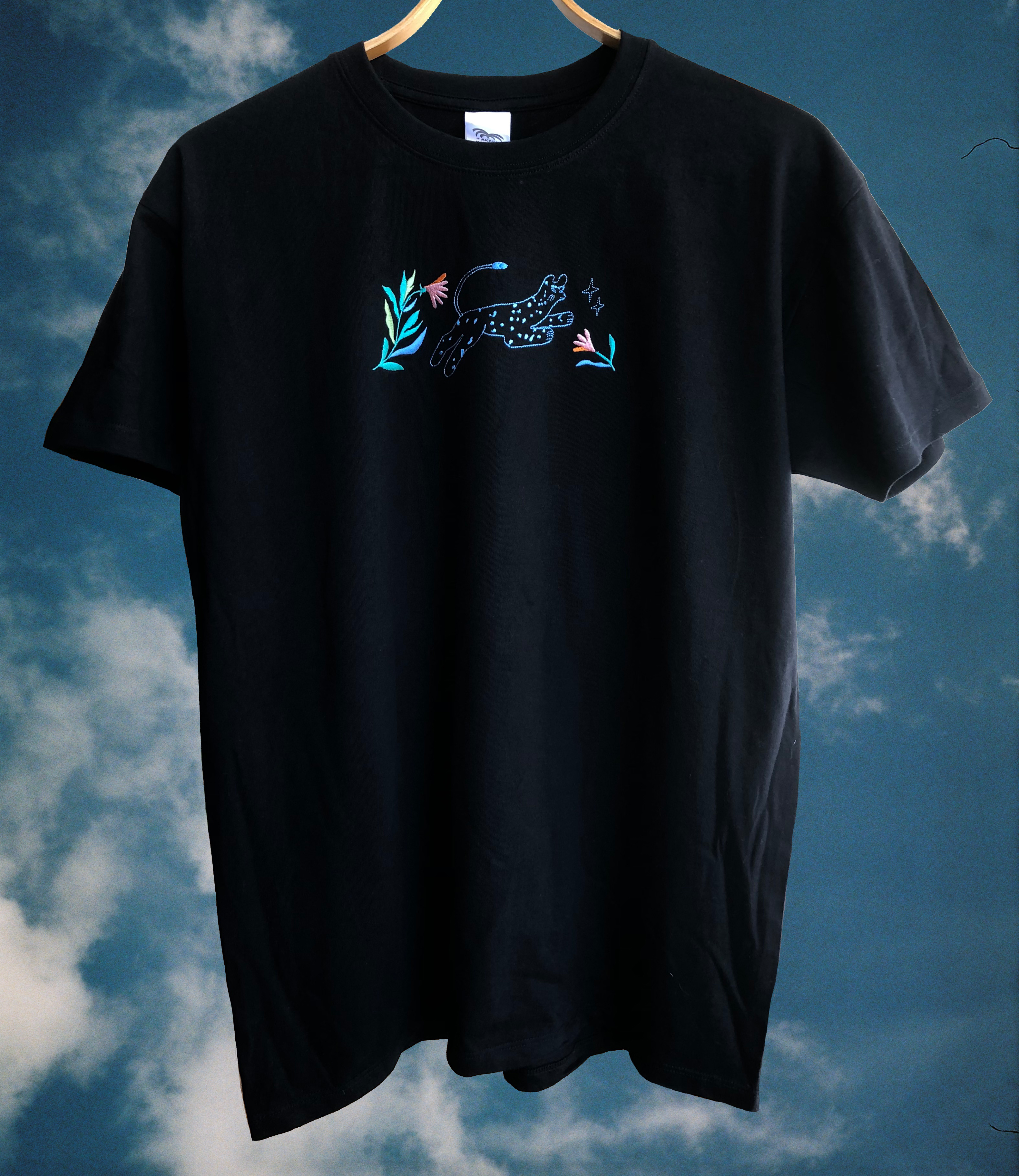 Wild cat T-shirt black 