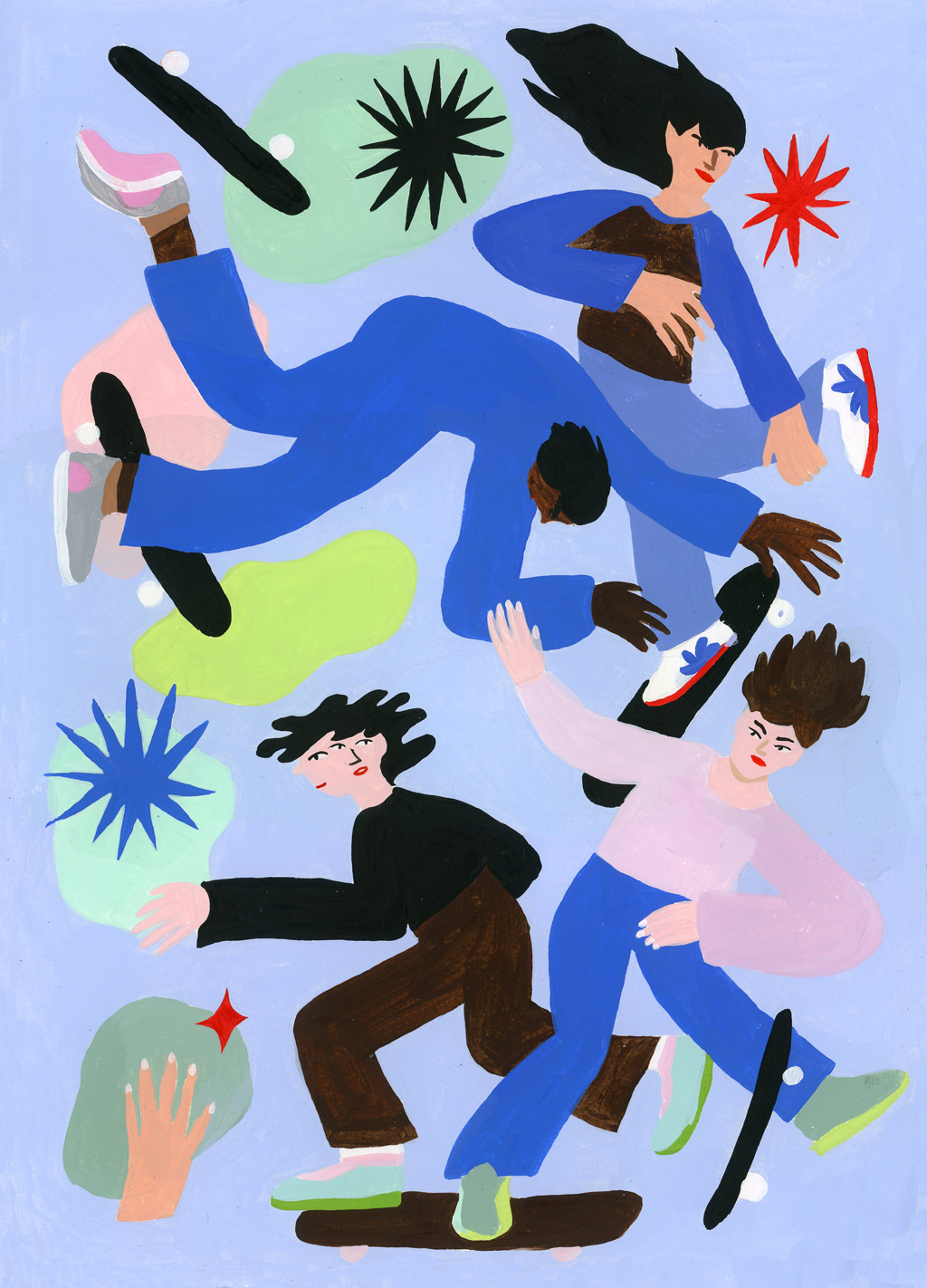 Dance moves, bumps