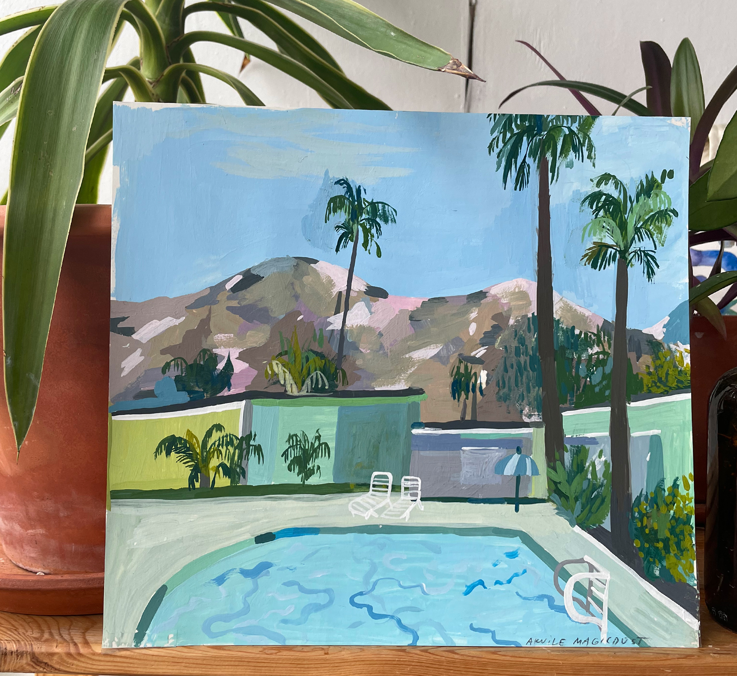 One day i will be rich babe - palm springs 