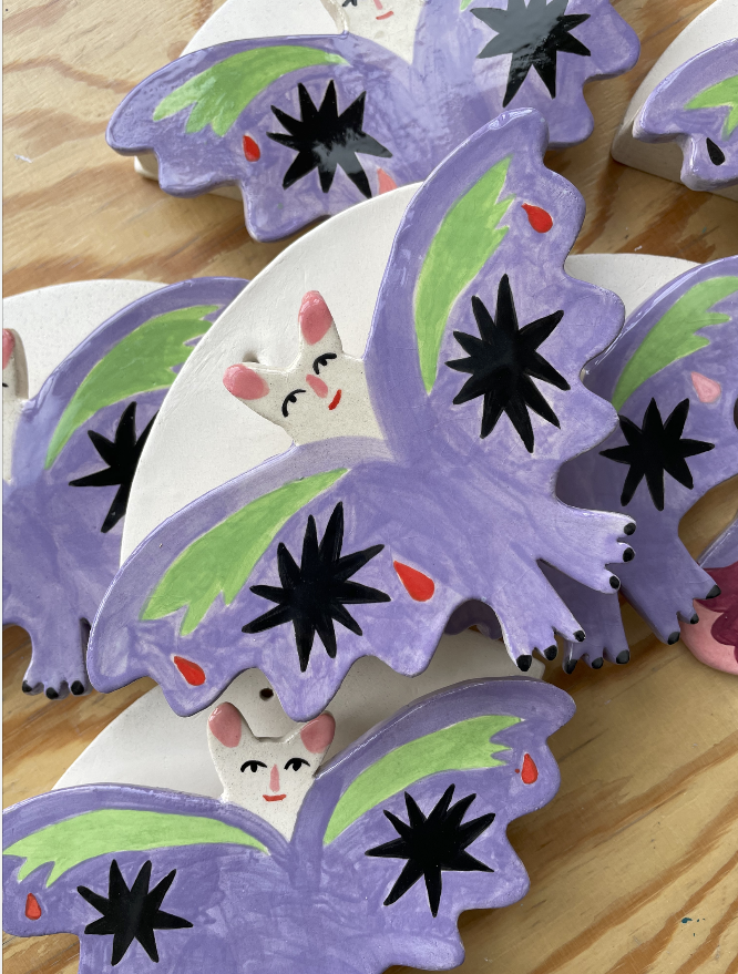 Let me hold your coffee filters - Lavender Moth 