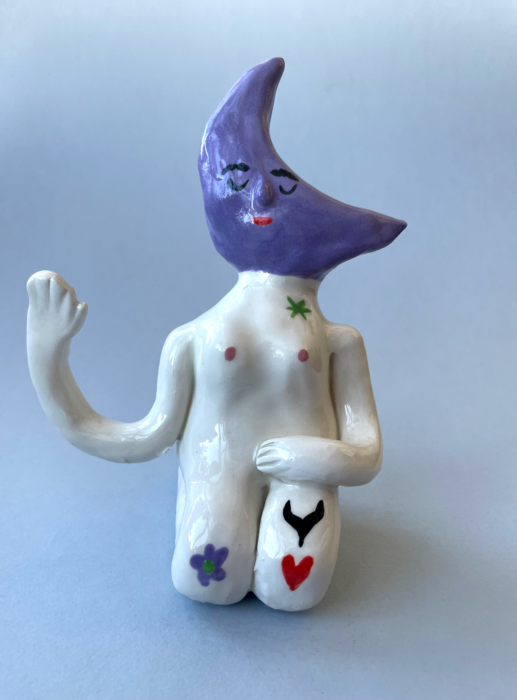 Luna ceramic figurine