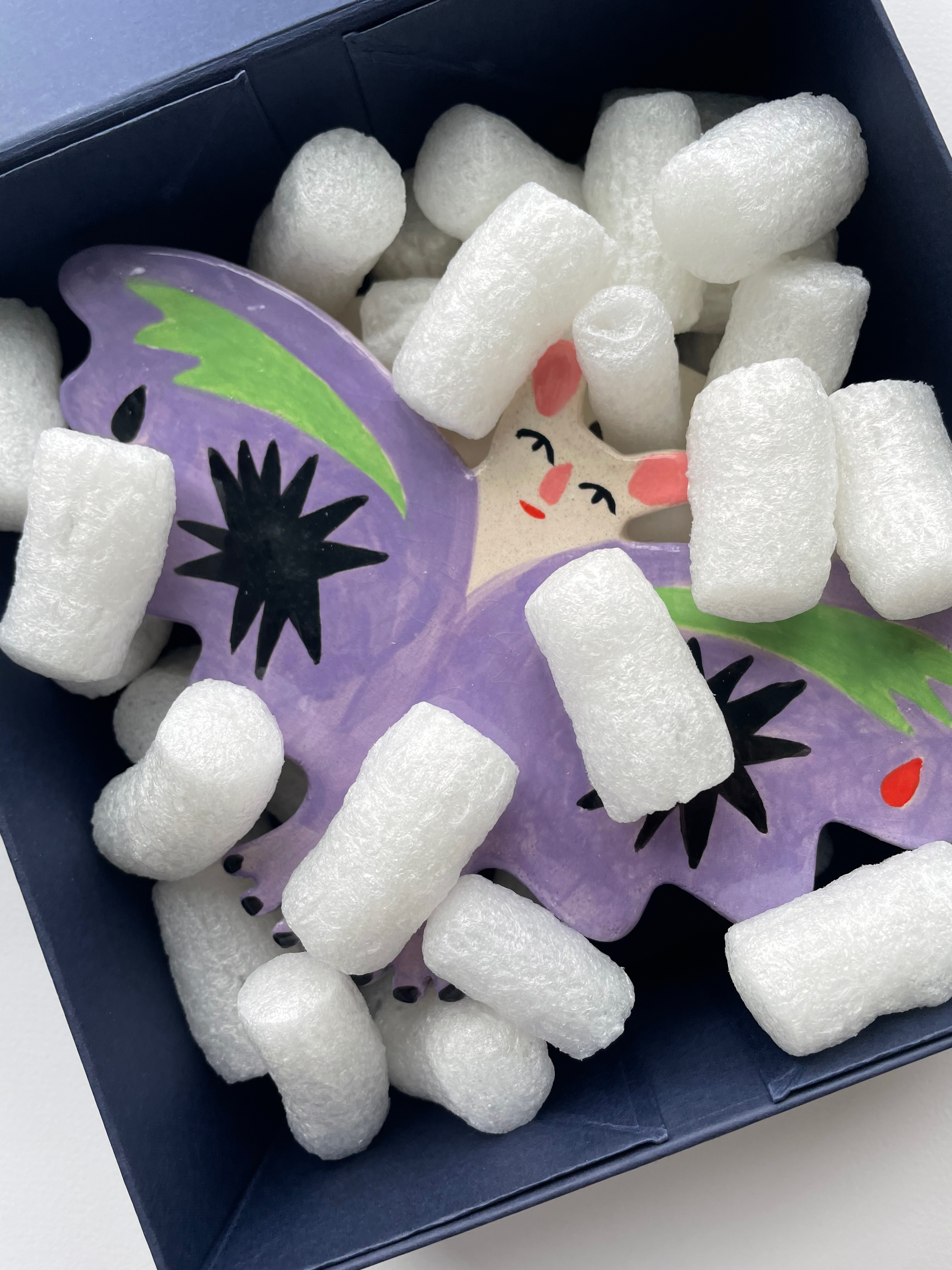 Let me hold your coffee filters - Lavender Moth 