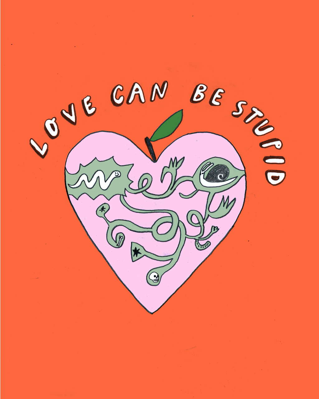 2 LOVE IS APPLE prints