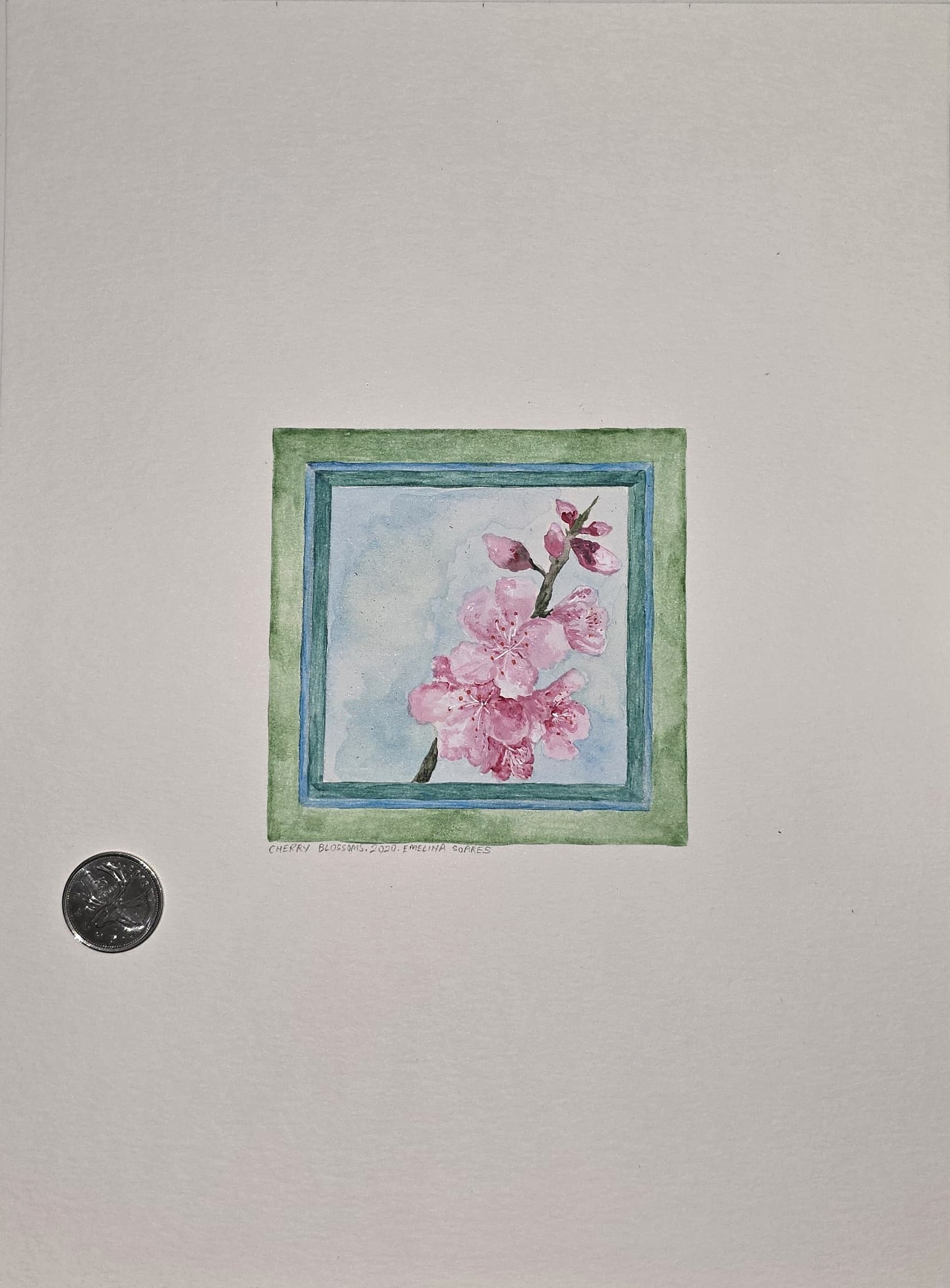 Cherry Blossom - Miniature Painting