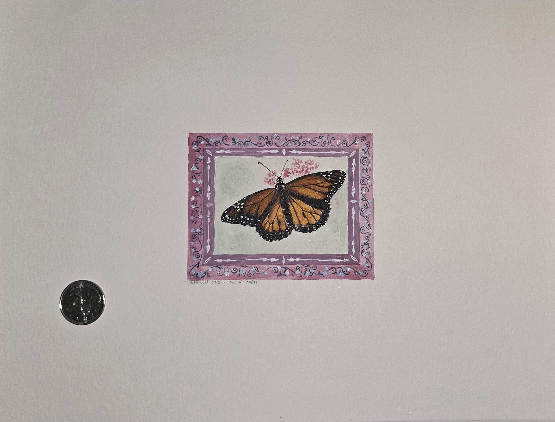 Monarch - Miniature Painting
