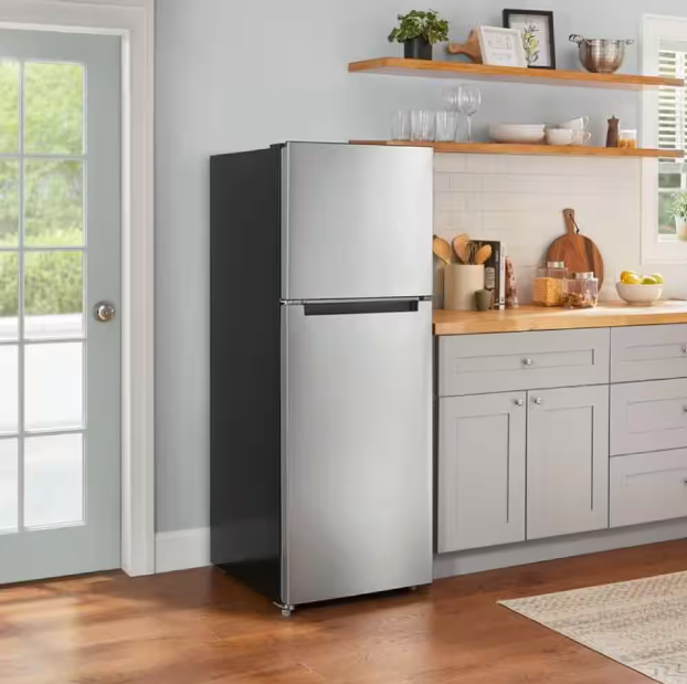 Silver 10.1 cu. ft. Top Freezer Ref