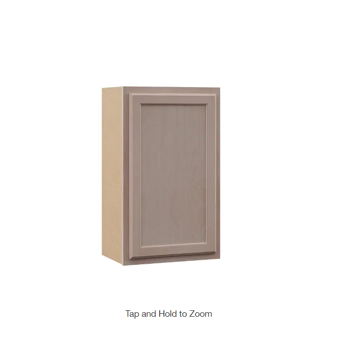 24”W x 12”D x 30”H  1 door Upper Cabinet