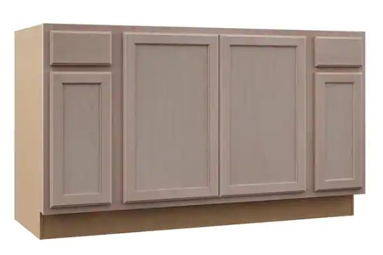 60 in Sink base with 2 drawers