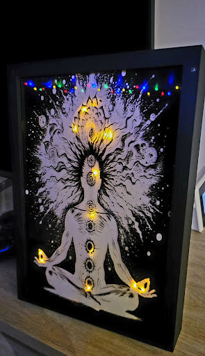 Cadre lumineux Méditation