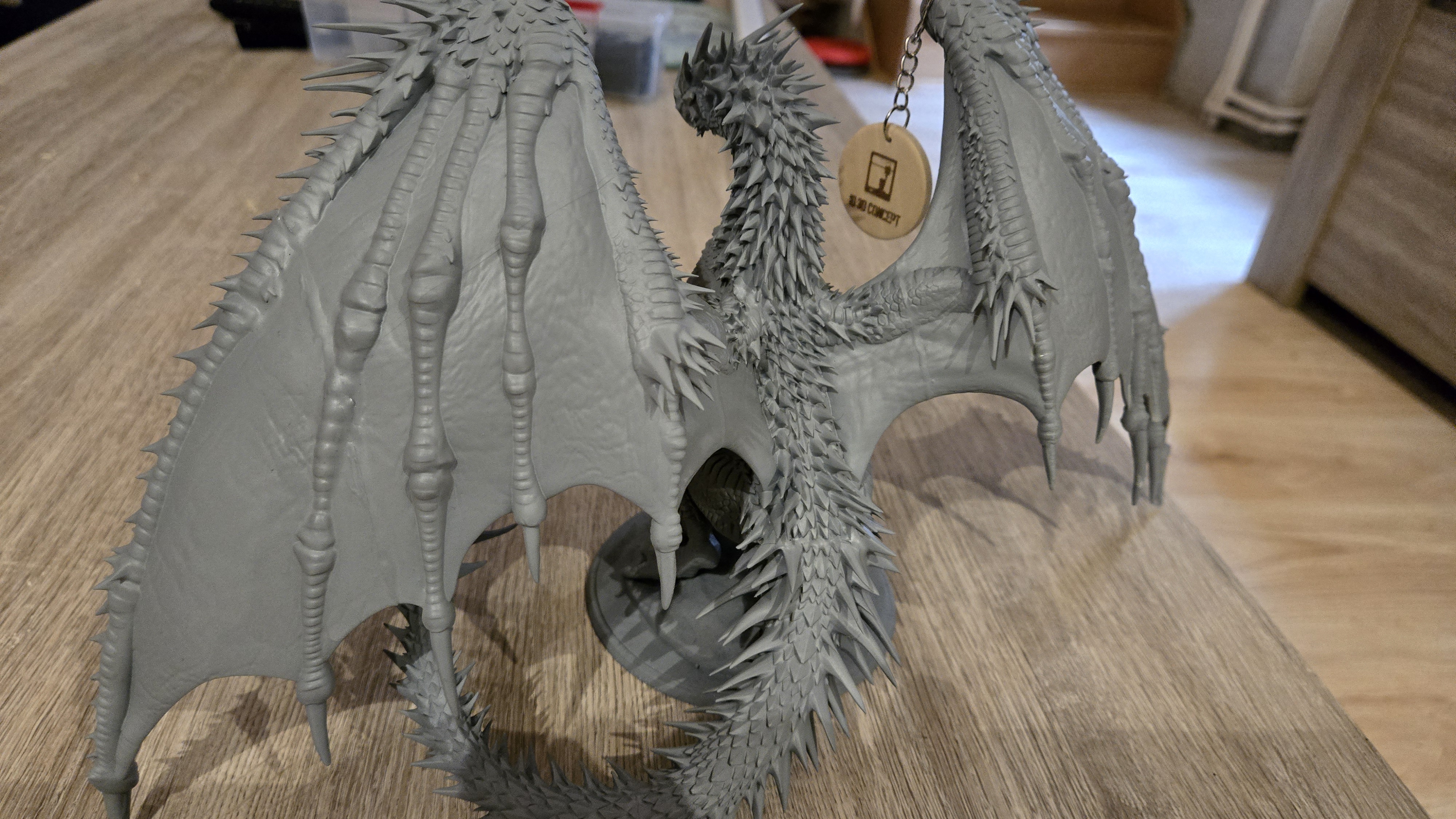 Statue de dragon 36 cm d'envergure