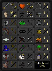 40 ATT 99 Strength OSRS Pure