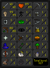 40 ATT 99 Strength OSRS Pure w/ 80 Range