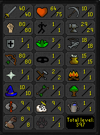 OSRS 40 ATK 80 STR 80 RNG PURE [JAGEX LAUNCHER]