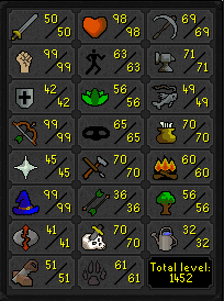 MM2, DS2, RFD (Barrows gloves) Full Void 3 helm Gmaul Pure - 99 Strength w/ 99 Range & Magic + Firecape & Fighter Torso (206 QP) Zerker / Rune pure ez2905