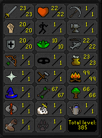 Regular Ironman - 99 Firemaking + Pyromancer Outfit ez3137 [JAGEX LAUNCHER]