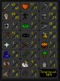 OSRS 40 ATK 85 STR 75 RNG PURE [JAGEX LAUNCHER]
