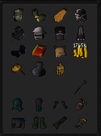 MM2, DS2, RFD (Barrows gloves) + Full void & 3 helmets & 77 Prayer + Piety Strong MAX MAIN Staker w/ 99 Range & 99 Magic + Firecape + Golem Pet (205 QP) ez3220