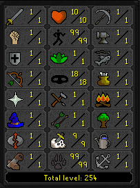 Regular Ironman w/ 99 Agility & 99 Hunter + Full Graceful + Squirrel Pet + Baby Chinchompa Pet & 47K Red Chins ez3389 [JAGEX LAUNCHER]