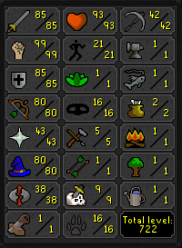 85 Attack 99 Strength OSRS Strong Staker/Main w/ 85 Defence & 80 Range / Magic ez3340 [JAGEX LAUNCHER]