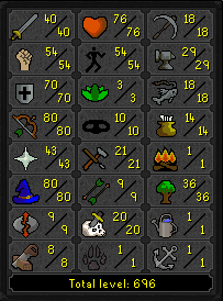 OSRS 70 Defence w/ 80 Range & Magic Zulrah Ready account + Ava's & Mage Arena 1 ez3464 [JAGEX LAUNCHER]