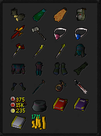 RFD (Barrows gloves) + 70 Prayer + Piety MAX MAIN w/ 95 Range & 94 Magic + Firecape (189 QP) ez3475