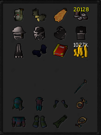 RFD (Barrows gloves) + Full void & 3 helmets & 77 Prayer + Piety MAX MAIN w/ 99 Range & Magic + Firecape (177 QP) ez3219