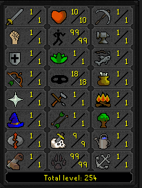 Hardcore Ironman w/ 99 Agility + 99 Hunter + Full Graceful & Squirrel Pet + Chinchompa Pet ez3463 [JAGEX LAUNCHER]