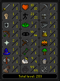 Hardcore Ironman w/ 99 Hunter + Rocky Pet + Chinchompa Pet ez3407 [JAGEX LAUNCHER]