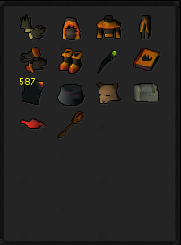 Hardcore Ironman - 99 Firemaking w/ RFD (Barrows Gloves) & Desert Treasure + Pyromancer Outfit (177 QP) ez3217 [JAGEX LAUNCHER]