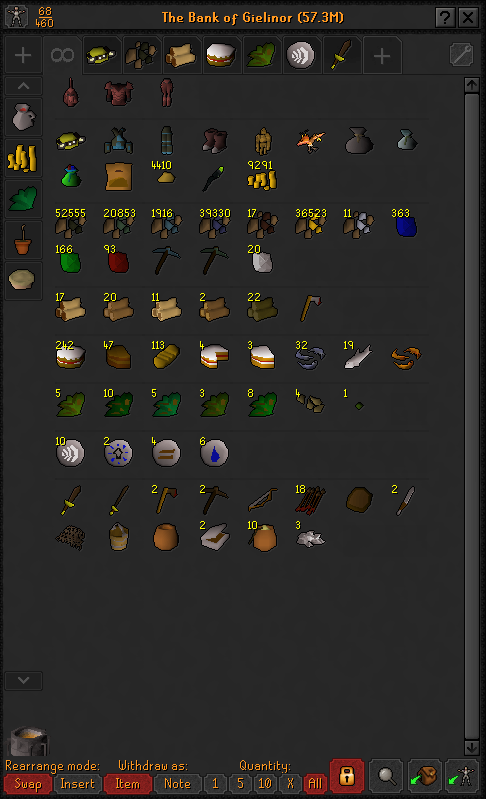 Hardcore Ironman w/ 99 Mining + Rock Golem Pet & Phoenix Pet ez3391 [JAGEX LAUNCHER]