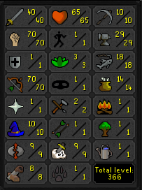 OSRS 40 ATK 70 STR 70 RNG PURE [JAGEX LAUNCHER]