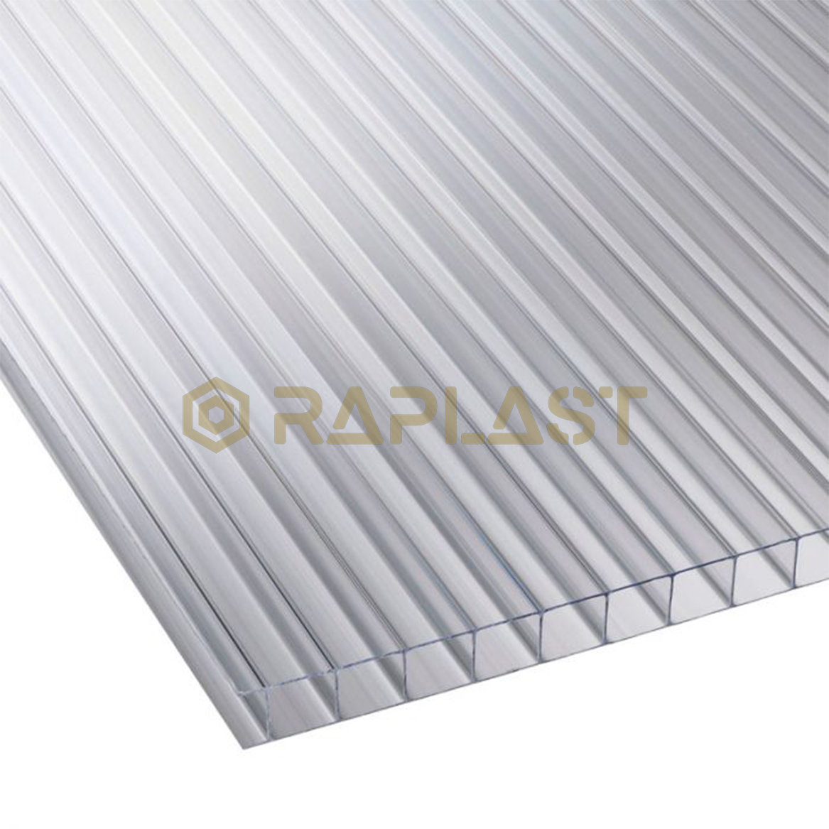 Стільниковий полікарбонат RAPLAST 10мм графіт