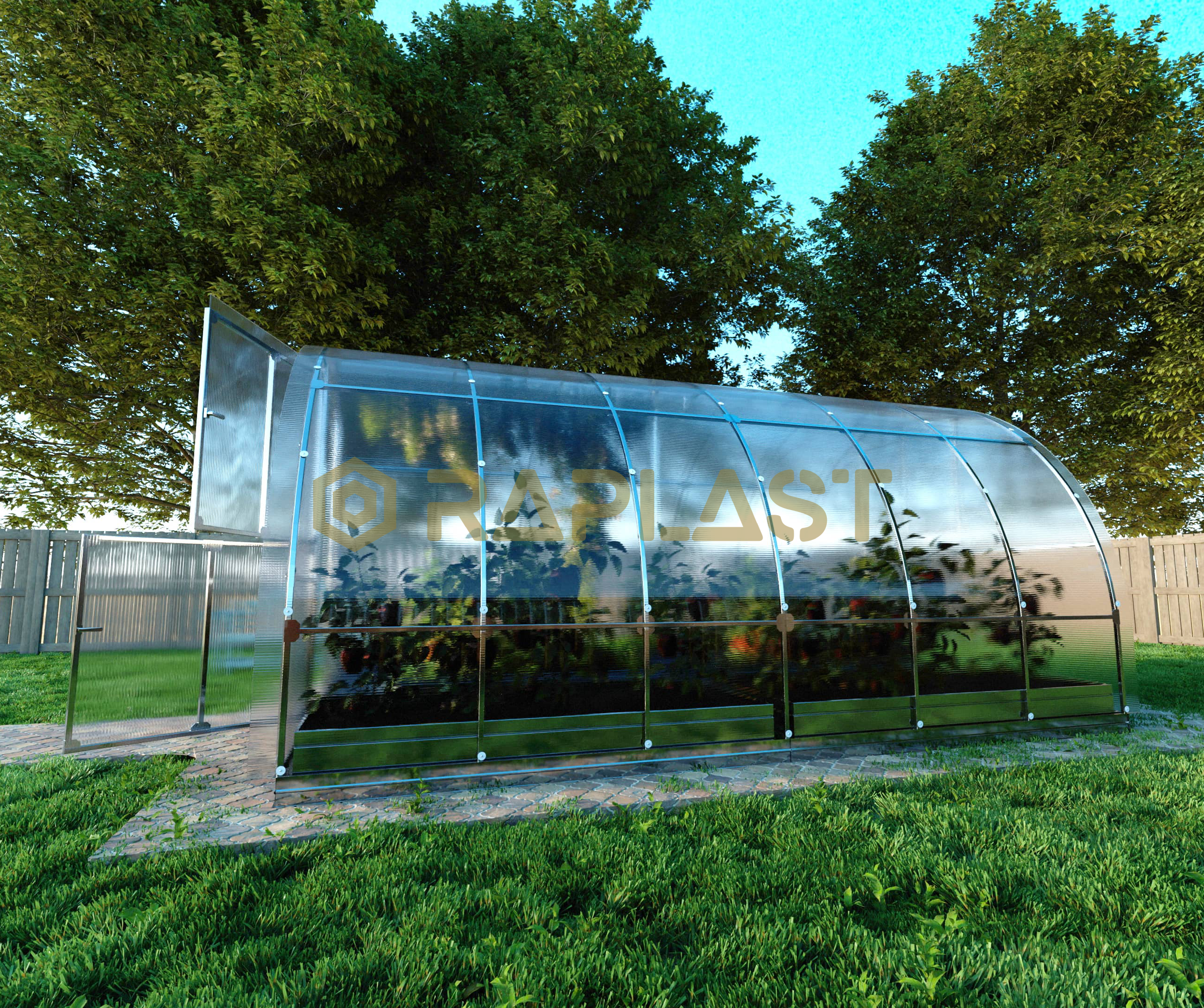 Теплиця KLASIKA tube 3x6м Полікарбонат 4мм