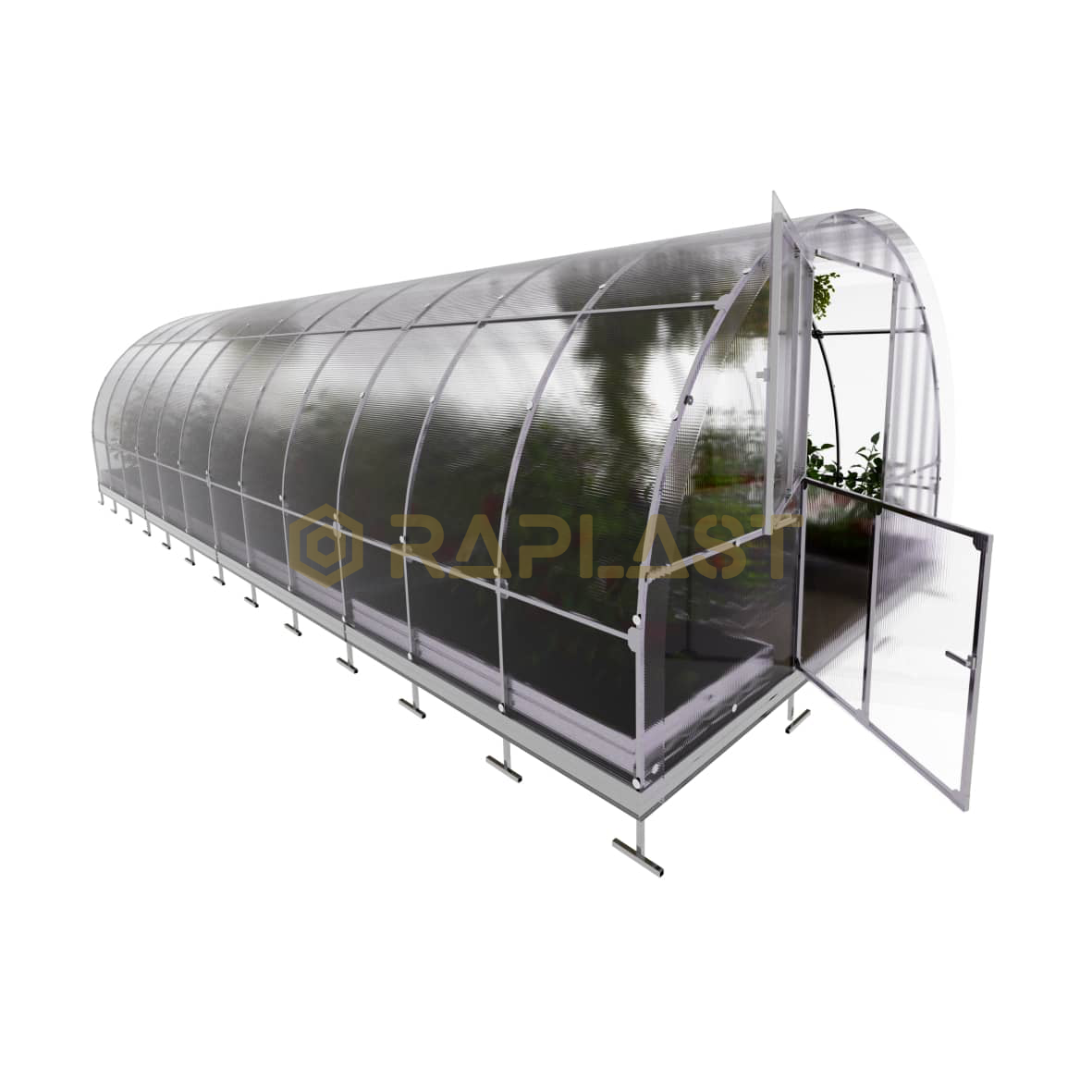 Теплиця KLASIKA tube 3x6м Полікарбонат 4мм