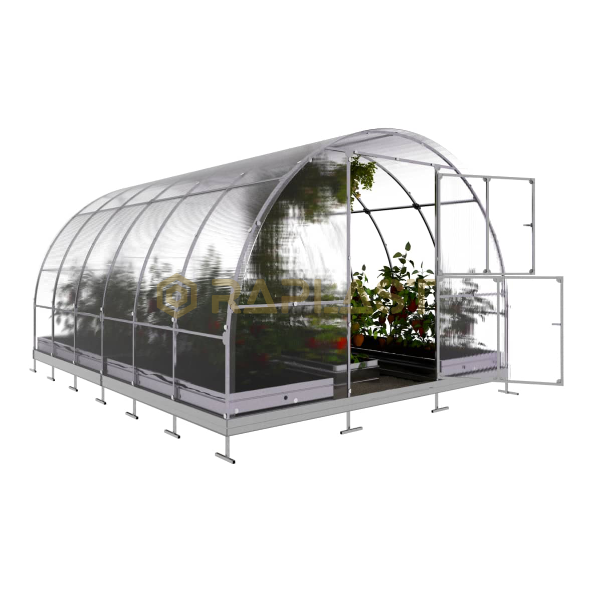 Теплиця KLASIKA tube 3x4м Полікарбонат 6мм
