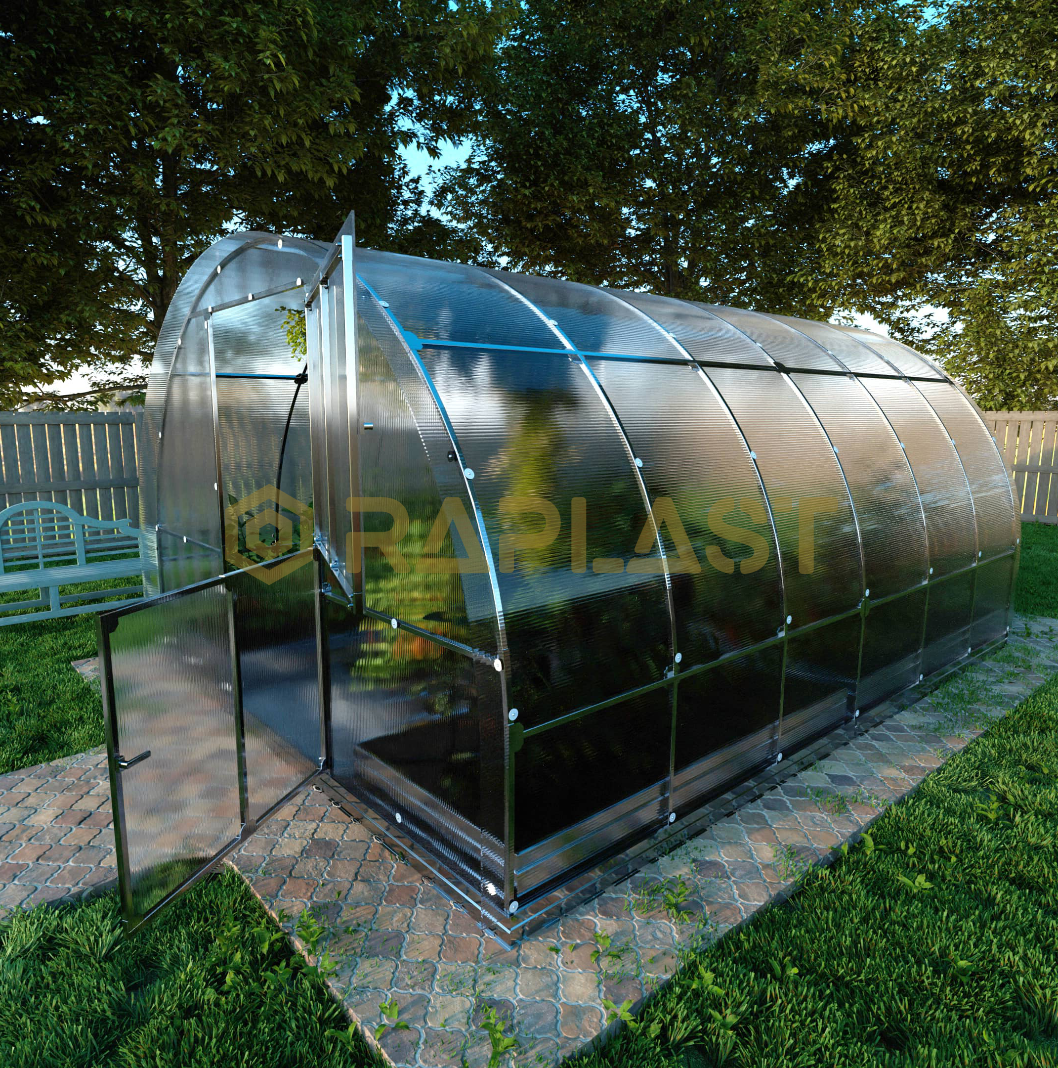Теплиця KLASIKA tube 3x6м Полікарбонат 6мм