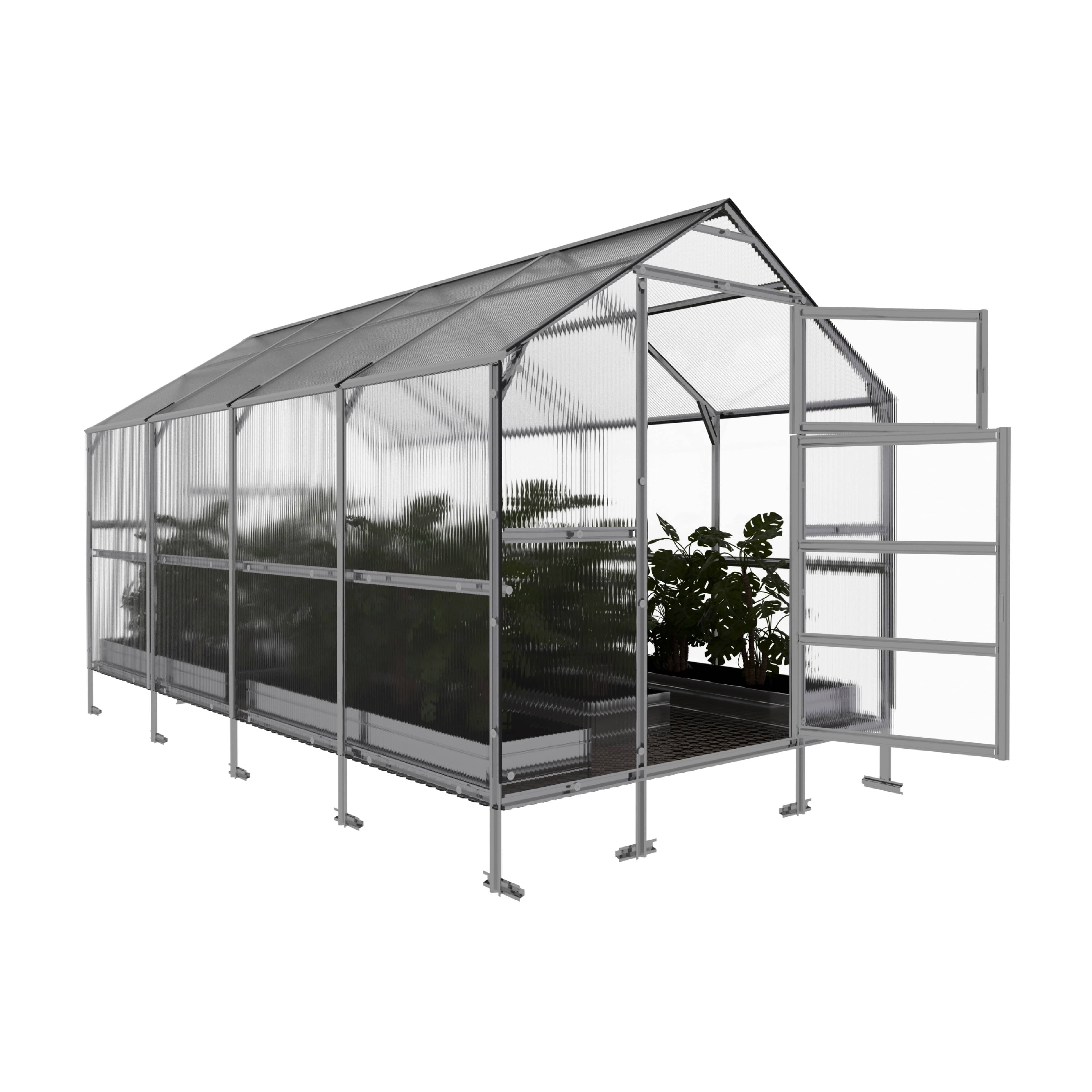 Теплиця KLASIKA bernard 2,35x4м Полікарбонат 4мм