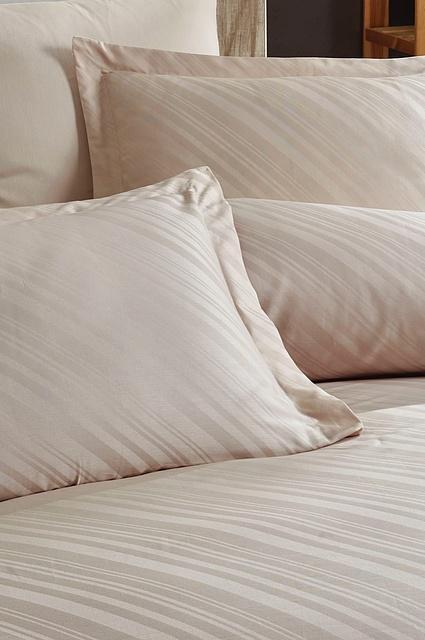 Patalynės komplektas VENITA Beige 200x220 cm, 6 dalių