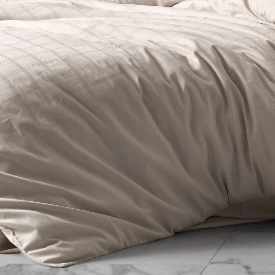 Patalynės komplektas PERLA Beige 220x240 cm, 6 dalių