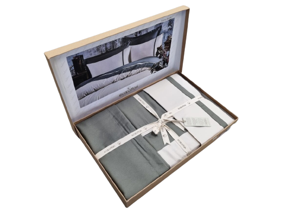 Patalynės komplektas NEW BASIC Yesil 160x220 cm, 4 dalių