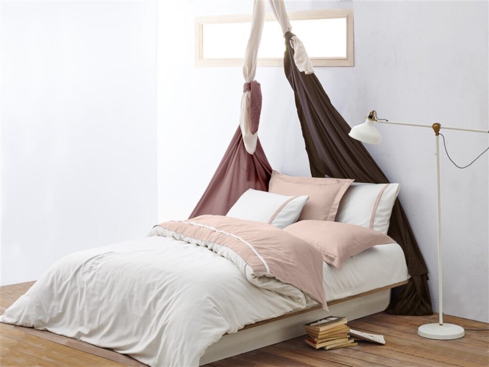 Patalynės komplektas NEW BASIC Pudra 200x220 cm, 6 dalių