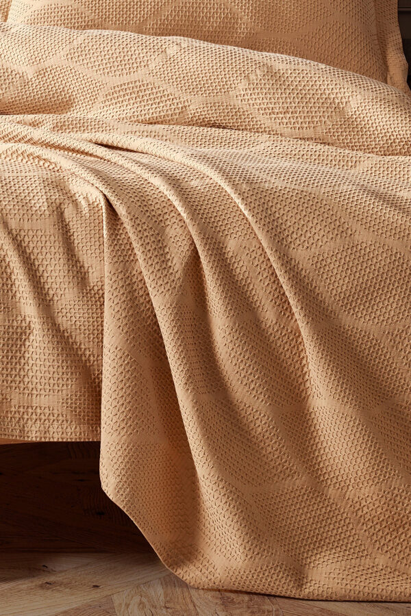 Bedspread with pillowcases  "VERA" Beige  220x240 cm