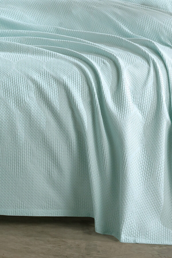 Bedspread with pillowcases "VERA" Mint  220x240 cm