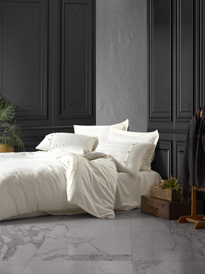 Bedding set PERLA Cream 220x200 cm