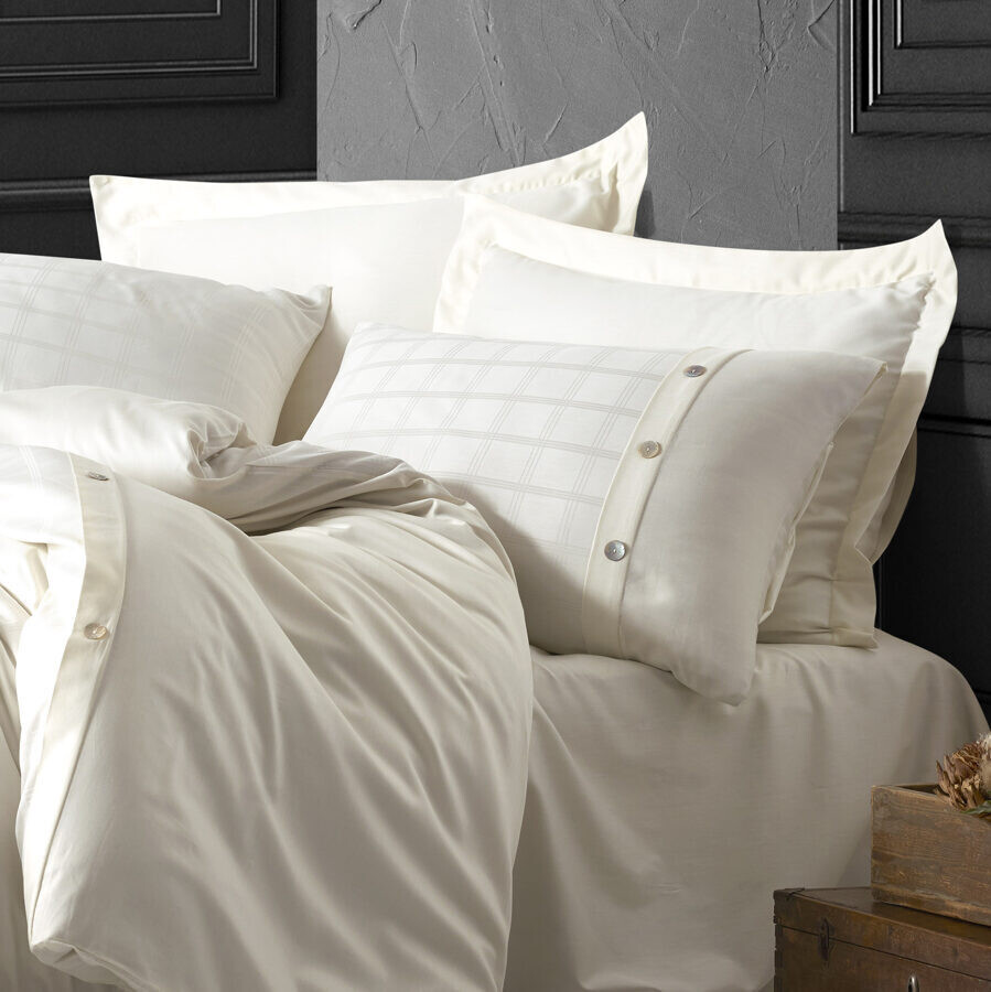Bedding set PERLA Cream 220x200 cm